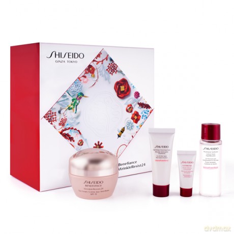 Shiseido Set (Wr24 Day Cream 50 ml+Clarifiying Cleansing Foam 15 ml+Treatment Softener 30 ml+Ultimune Power Infusing Concentrate 5 ml)