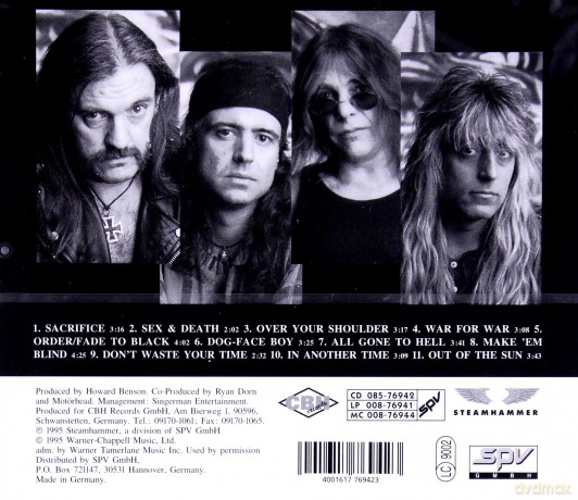 Motorhead: Sacrifice [CD]