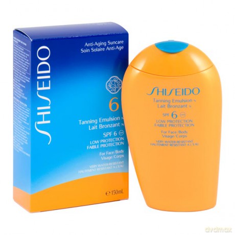 Shiseido Suncare Tanning Emulsion Spf 6 150 ml