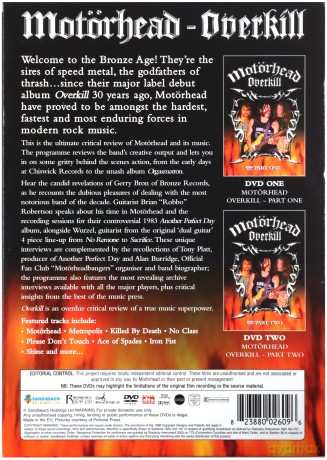 Motorhead: Overkill [2DVD]