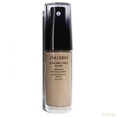 Shiseido Synchro Skin Glow Luminizing Fluid Foundation Spf20 4 Neutral 30 ml