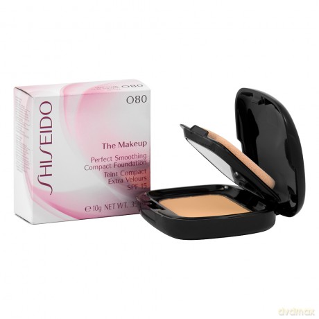 Shiseido Tm Perfect Smoothing Compact Foundation Spf 15 (Case + Refill) O80 Deep Ochre 10g