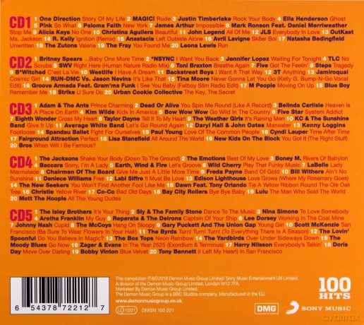 100 Hits - Pop [5CD]