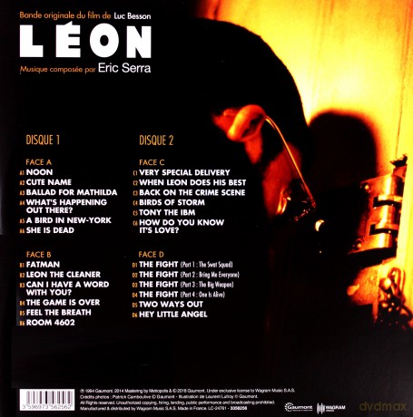 Leon soundtrack (Leon Zawodowiec) (Eric Serra) [2xWinyl]