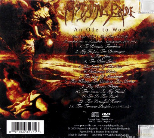 My Dying Bride: An Ode To Woe [CD]+[DVD]