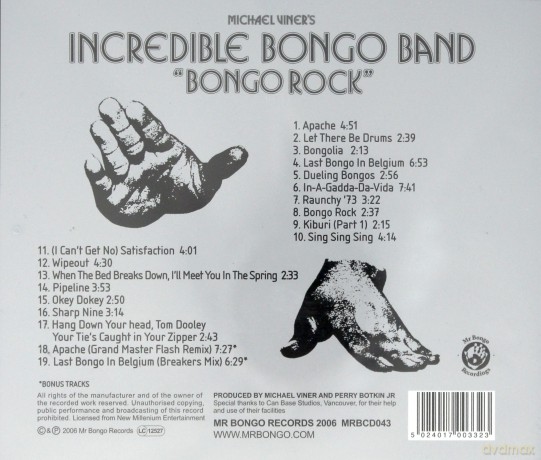Incredible Bongo Band: Bongo Rock [CD]