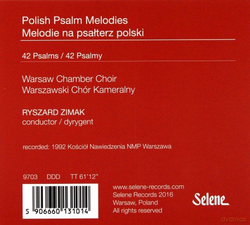 Mikołaj Gomółka: Melodie Na Psałterz Polski - Warszawski Chór Kameralny [CD]