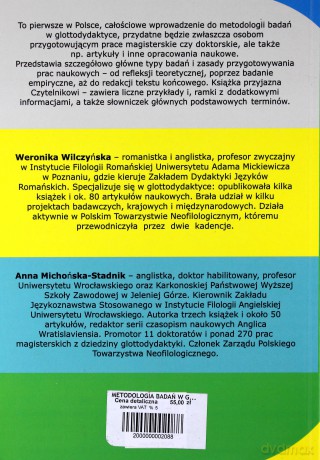Metodologia badań w glottodydaktyce Wprowadzenie - Weronika Wilczyńska, Anna Michońska-Stadnik [KSIĄŻKA]