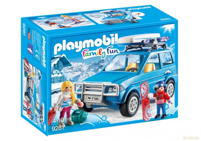 Auto z boxem dachowym 9281 [FIGURKA]