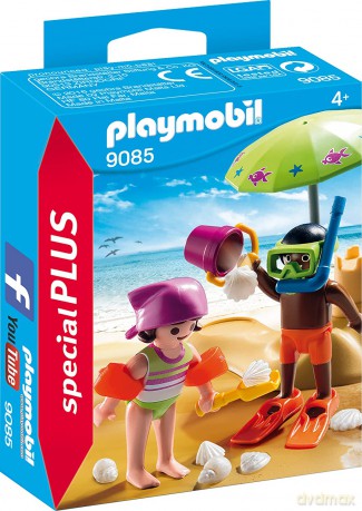 Dzieci z zamkiem z piasku 9085 [FIGURKA]