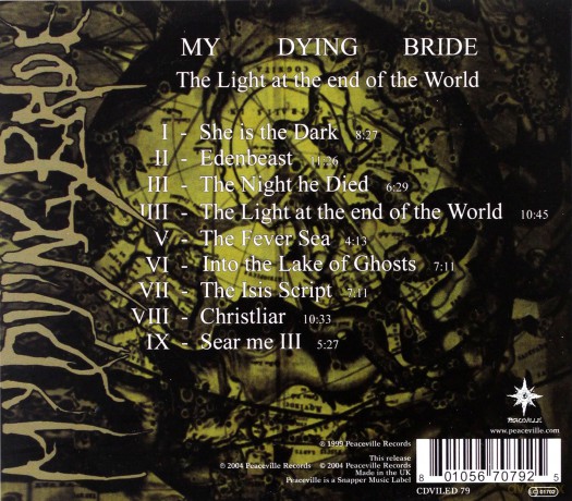 My Dying Bride: The Light At The End... (digipack) [CD]