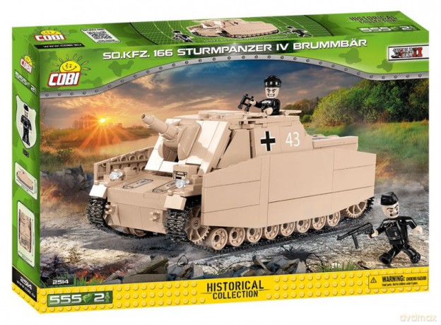 Klocki Historical Collection Sd.Kfz.166 Sturmpanzer IV Brummbar [KLOCKI]