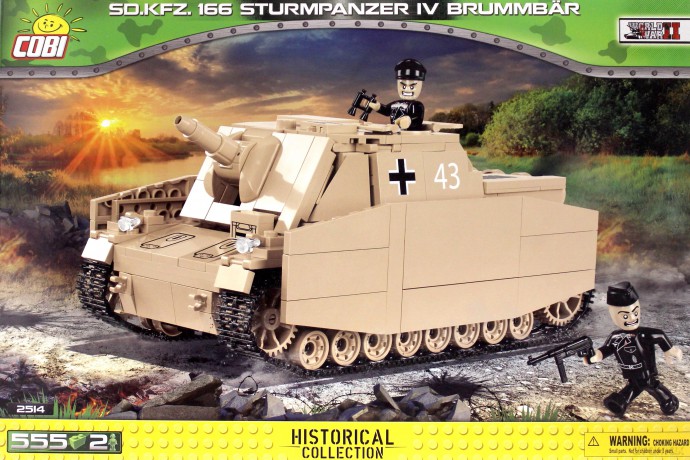 Klocki Historical Collection Sd.Kfz.166 Sturmpanzer IV Brummbar [KLOCKI]