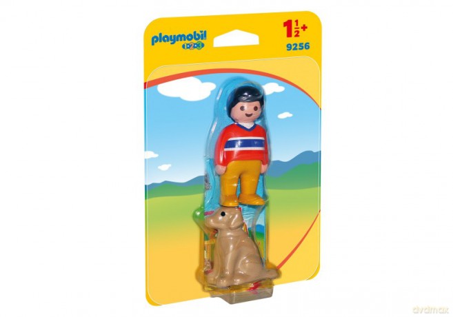 Mężczyzna z psem 9256 [FIGURKA]