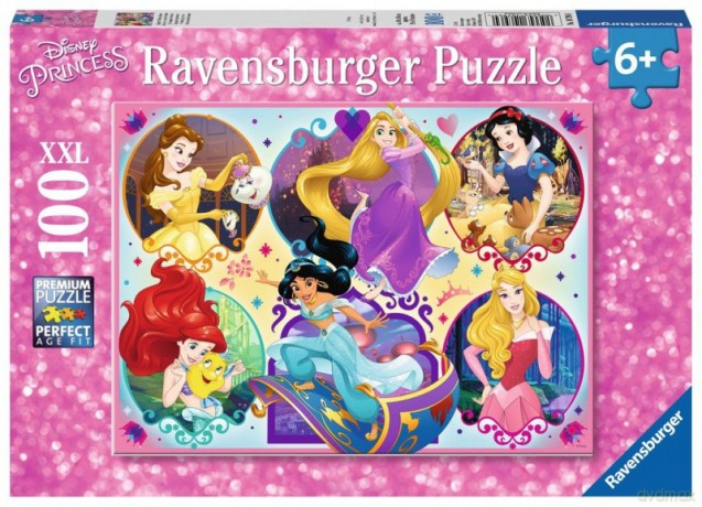 RAVENSBURGER 100 el. - Księżniczki Disneya [PUZZLE]