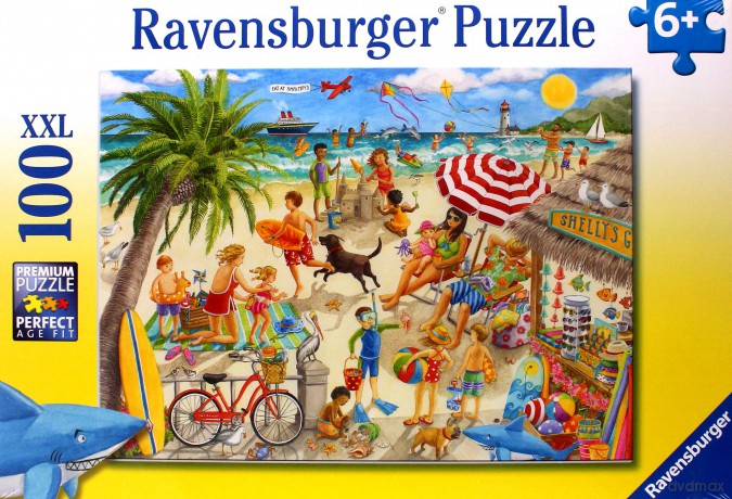 RAVENSBURGER 100 el. - Słoneczna plaża [PUZZLE]