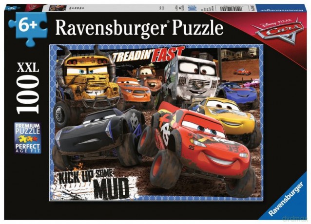 RAVENSBURGER 100 el. XXL - Auta 3 [PUZZLE]