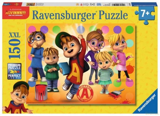 RAVENSBURGER 150 el. - Alvin i przyjaciele [PUZZLE]