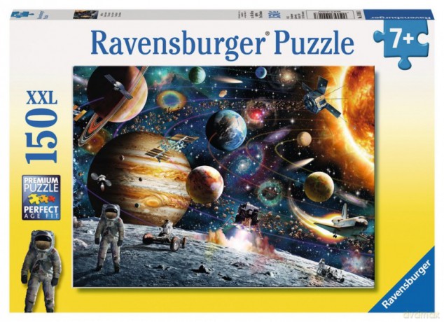 RAVENSBURGER 150 el. - Przestrzeń kosmiczna [PUZZLE]