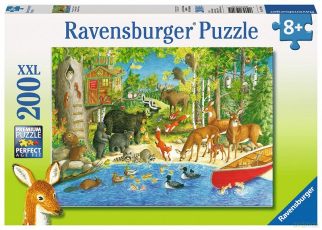 RAVENSBURGER 200 el. - Leśni przyjaciele [PUZZLE]