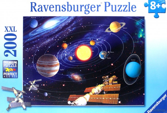 RAVENSBURGER 200 el. - Układ solarny [PUZZLE]