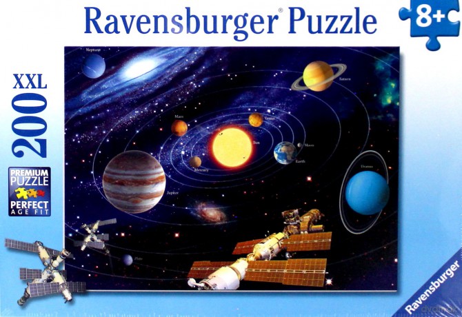 RAVENSBURGER 200 el. - Układ solarny [PUZZLE]