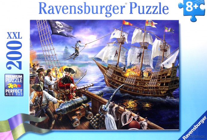 RAVENSBURGER 200 el. - Walka piratów [PUZZLE]