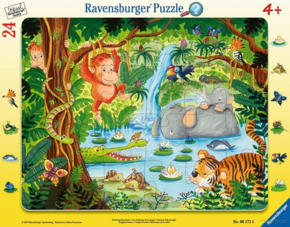 RAVENSBURGER 24 el. - W dżungli [PUZZLE]