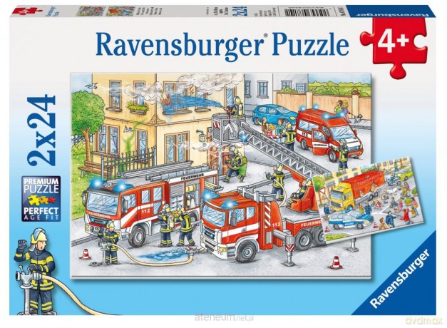 RAVENSBURGER 2x24 el. - Bohaterowie w akcji [PUZZLE]