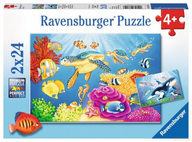 RAVENSBURGER 2x24 el. - Podwodne szaleństwo [PUZZLE]