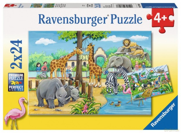 RAVENSBURGER 2x24 el. - Witamy w Zoo [PUZZLE]