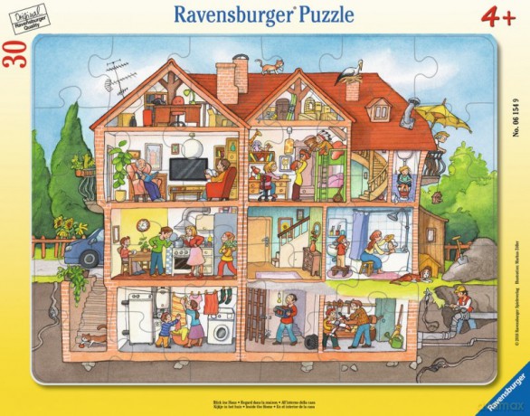 RAVENSBURGER 30 el. - Wnętrze domu [PUZZLE]