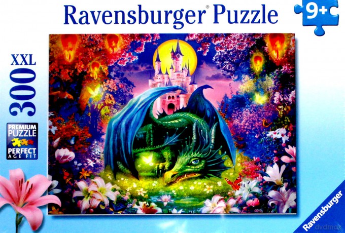 RAVENSBURGER 300 el. Mistyczny świat smoka [PUZZLE]