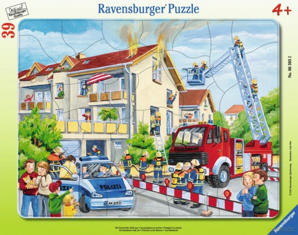 RAVENSBURGER 39 el. - Straż pożarna w akcji [PUZZLE]