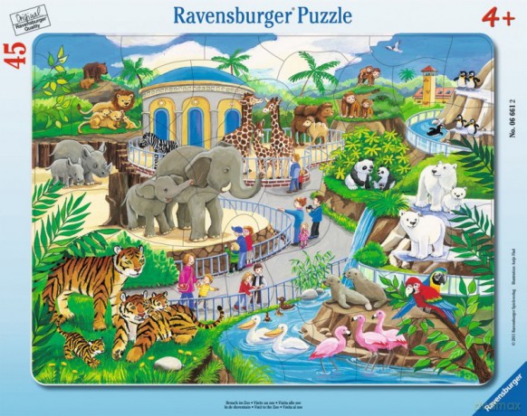 RAVENSBURGER 45 el. - Wizyta w Zoo [PUZZLE]