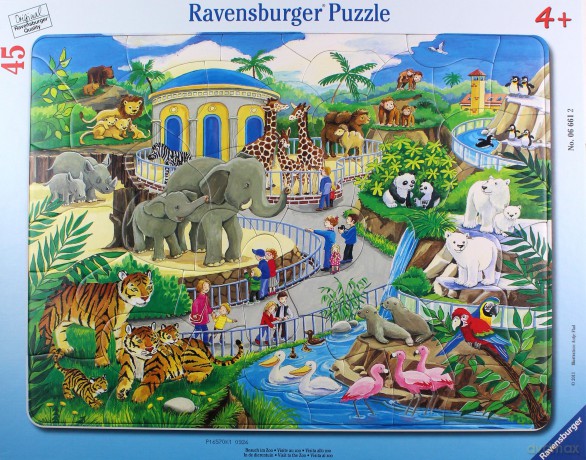 RAVENSBURGER 45 el. - Wizyta w Zoo [PUZZLE]