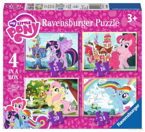 RAVENSBURGER 4w1 12/16/20/24 el. - My Little Pony [PUZZLE]