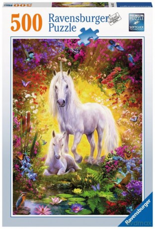 RAVENSBURGER 500 el. Jednorożec i źrebię [PUZZLE]
