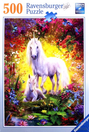 RAVENSBURGER 500 el. Jednorożec i źrebię [PUZZLE]
