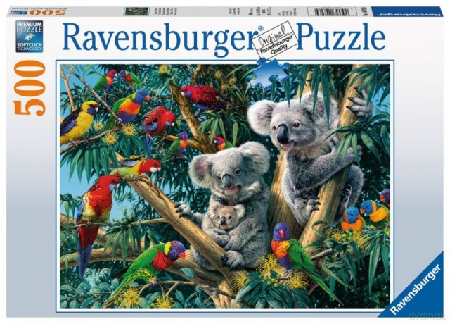 RAVENSBURGER 500 el. Koala na drzewach [PUZZLE]