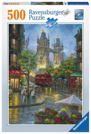 RAVENSBURGER 500 el. Malowniczy Londyn [PUZZLE]