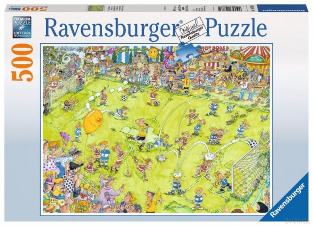 RAVENSBURGER 500 el. Mecz piłki nożnej [PUZZLE]
