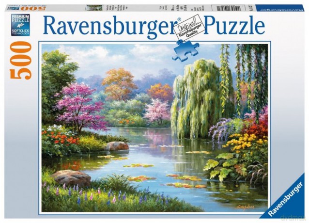 RAVENSBURGER 500 el. Romantyczny staw [PUZZLE]