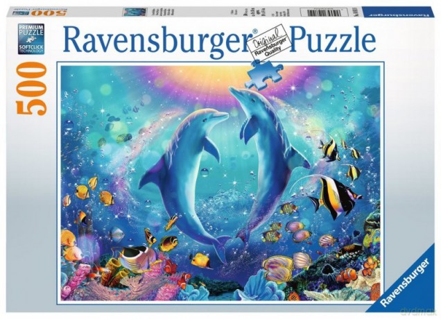 RAVENSBURGER 500 el. Tańczące Delfiny [PUZZLE]
