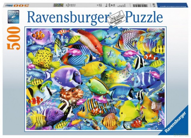 RAVENSBURGER 500 el. Tropikalny ruch podwodny [PUZZLE]