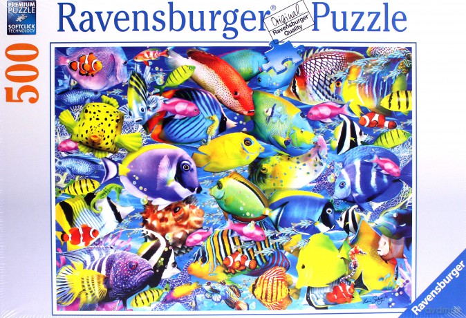 RAVENSBURGER 500 el. Tropikalny ruch podwodny [PUZZLE]