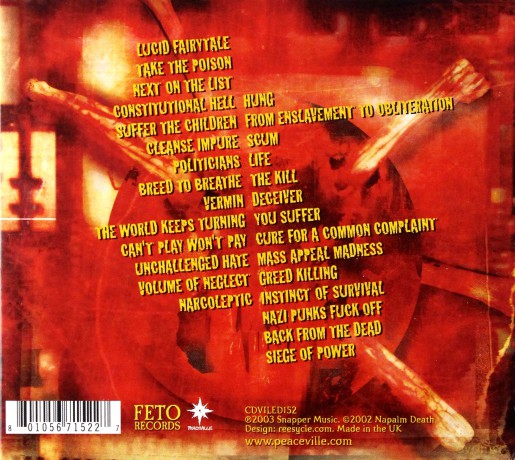 Napalm Death: Punishment In Capitals [CD]
