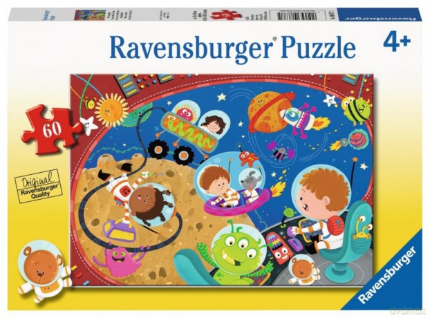 RAVENSBURGER 60 el. - Podróż w kosmos [PUZZLE]