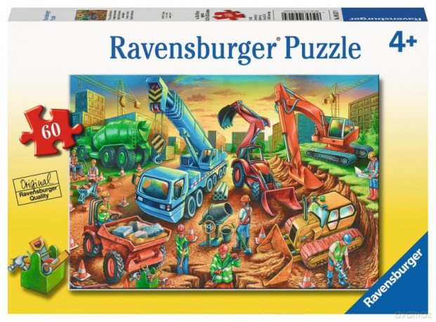 RAVENSBURGER 60 el. Ekipa budowlana [PUZZLE]
