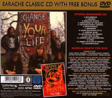 Napalm Death: Utopia Banished Limited Edition [CD]+[DVD]